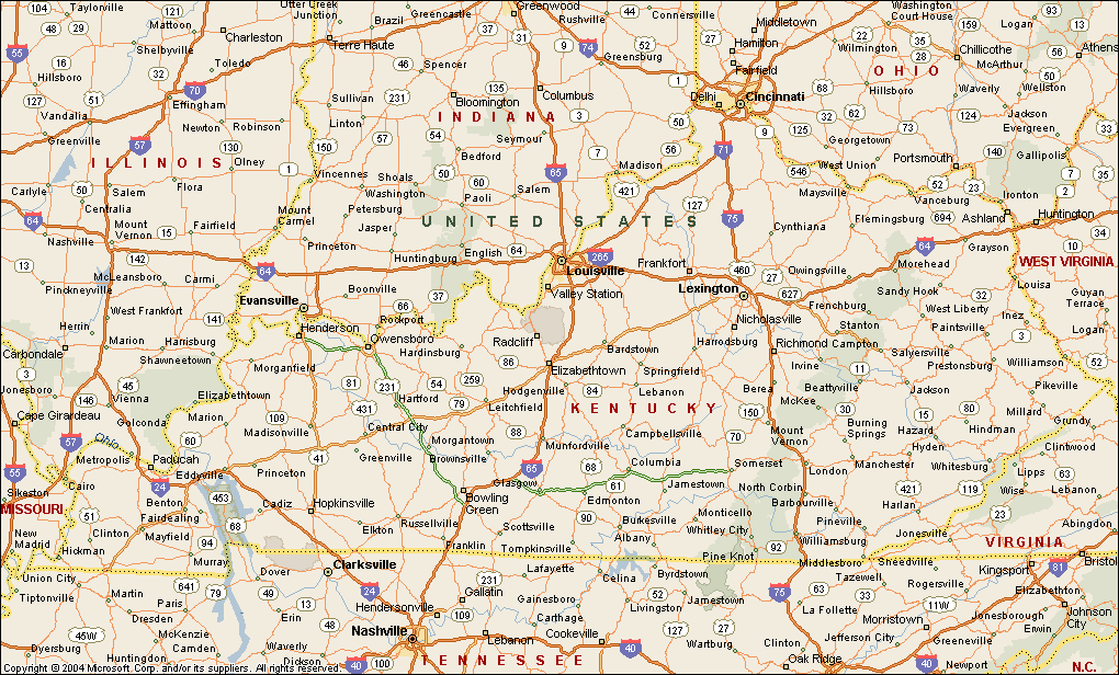 Kentucky Map