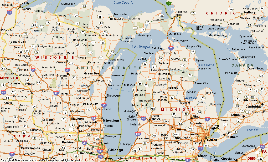 Michigan Map