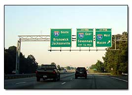 Georgia Interstate 95 south