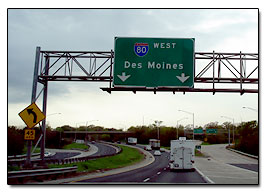 Interstate 80 Des Moines
