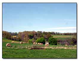 Pennsylvaia farm hay wheels